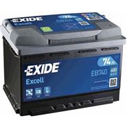 EXIDE 74Ah EB740 startni akumulator